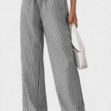 Sabrina Straight Pants with Adjustable Waist