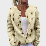 Louise - Floral Autumn Cardigan
