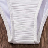 Adeline - High Support Crossed Top, High Waist Bikini