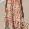 Round neck sleeveless