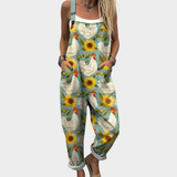 Comfortable Printed Overall