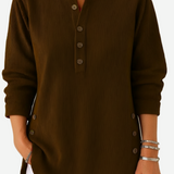Madeleine – Long Sleeve Solid Knit Sweater