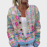 Elodie - Floral Autumn Cardigan
