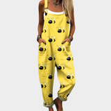 Comfortable Printed Overall