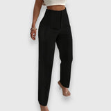 Brielle - Women's High-Waisted Trousers