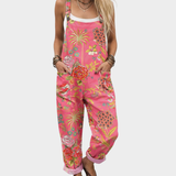 Comfortable Printed Overall