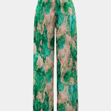 Inna High Waist Pants with Marble Pattern