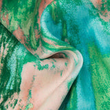 Inna High Waist Pants with Marble Pattern