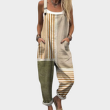 Comfortable Printed Overall