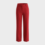 Carlen Classic Vest with Belt and Wide Leg Pants Set