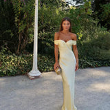 Justine - Maxi Dress in Satin