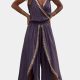 Ainsley - Dress Mono with Golden Details