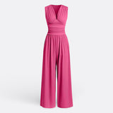 Alice - Chic Sleeveless Jumpsuit with Wide Legs