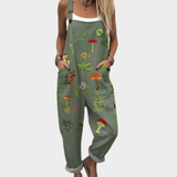 Comfortable Printed Overall