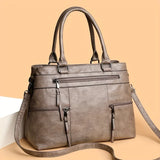 Amélie - Women's Leather Tote Bag
