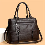 Amélie - Women's Leather Tote Bag