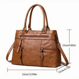 Amélie - Women's Leather Tote Bag