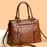 Amélie - Women's Leather Tote Bag