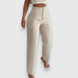 Brielle - Women's High-Waisted Trousers