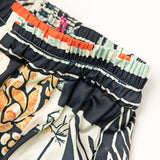 Arce High Waist Tight Pants with Floral Pattern