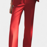 Carlen Classic Vest with Belt and Wide Leg Pants Set