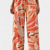 Senda pants with Abstract Pattern