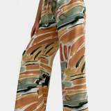 Senda pants with Abstract Pattern