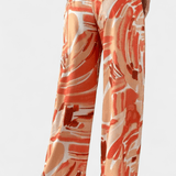 Senda Plati Pants with Abstract Pattern