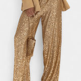 Elva Pants with High Waist and Loose Silhouette