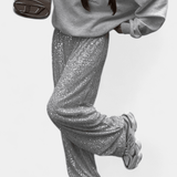 Elva Pants with High Waist and Loose Silhouette