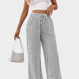 Sabrina Straight Pants with Adjustable Waist