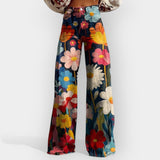 Laura - Floral Wide Leg Pants