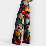 Laura - Floral Wide Leg Pants