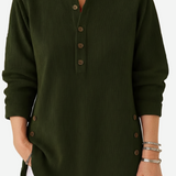 Madeleine – Long Sleeve Solid Knit Sweater
